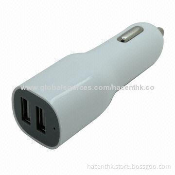 Apple & Android/Windows/Berry 5V/3A/4A Dual USB Car Charger